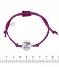 Pulsera nylom plata 1ª ley sentimientos - K-00975-0-4