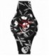 Doodle Watch Reloj de pulsera con diseño de calavera y texto - DO42007