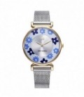 Reloj de mujer MIDTOWN de esfera verde con bisel interno de flores - MM0132-60