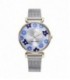 Reloj de mujer MIDTOWN de esfera verde con bisel interno de flores - MM0132-60