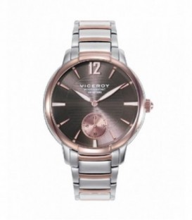 Reloj de Mujer Chic caja y brazalete bicolor en acero e Ip rosa - 401202-15