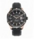 Reloj Viceroy de Hombre Magnum caja de acero Ip rosa y correa de piel negra - 46831-57