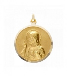 Medalla escapulario de Oro 1ª Ley V. del carmen Sagrado corazon - M-2356002