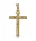 CRUZ ORO 18KL CRISTO - 22X38MM - C123CF