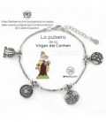 Pulsera Eres Lo Mas Virgen Del Carmen Cadena Veneciana Rodiada - 9109314