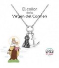 Collar Virgen del Carmen con aro y dos motivos colgando - 9112150