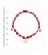 PULSERA OJO NAZAR ORO 1ª LEY MINI NYLON 7NUDOS - 90449-0-9