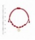 PULSERA ARBOL VIDA ORO 1ª LEY MINI NYLON 7NUDOS - 90450-0-9