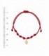 PULSERA MANO HAMSA MINI ORO 1ª LEY NYLON 7NUDOS - 90447-0-9