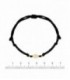 PULSERA ORO 1ª LEY MANO HAMSA MINI NYLON NEGRO - 90522-0-9