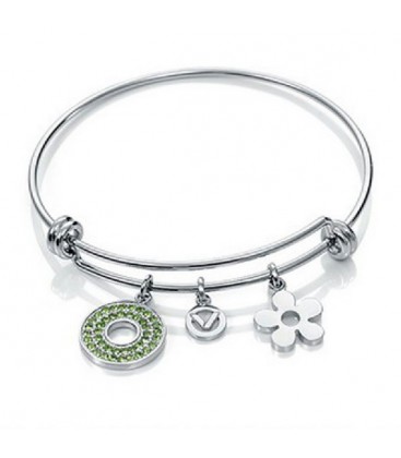 Pulsera acero viceroy rigida circonitas verdes - 90035P01010
